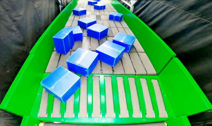 精彩回顧|高速智能分揀系統中的包裹